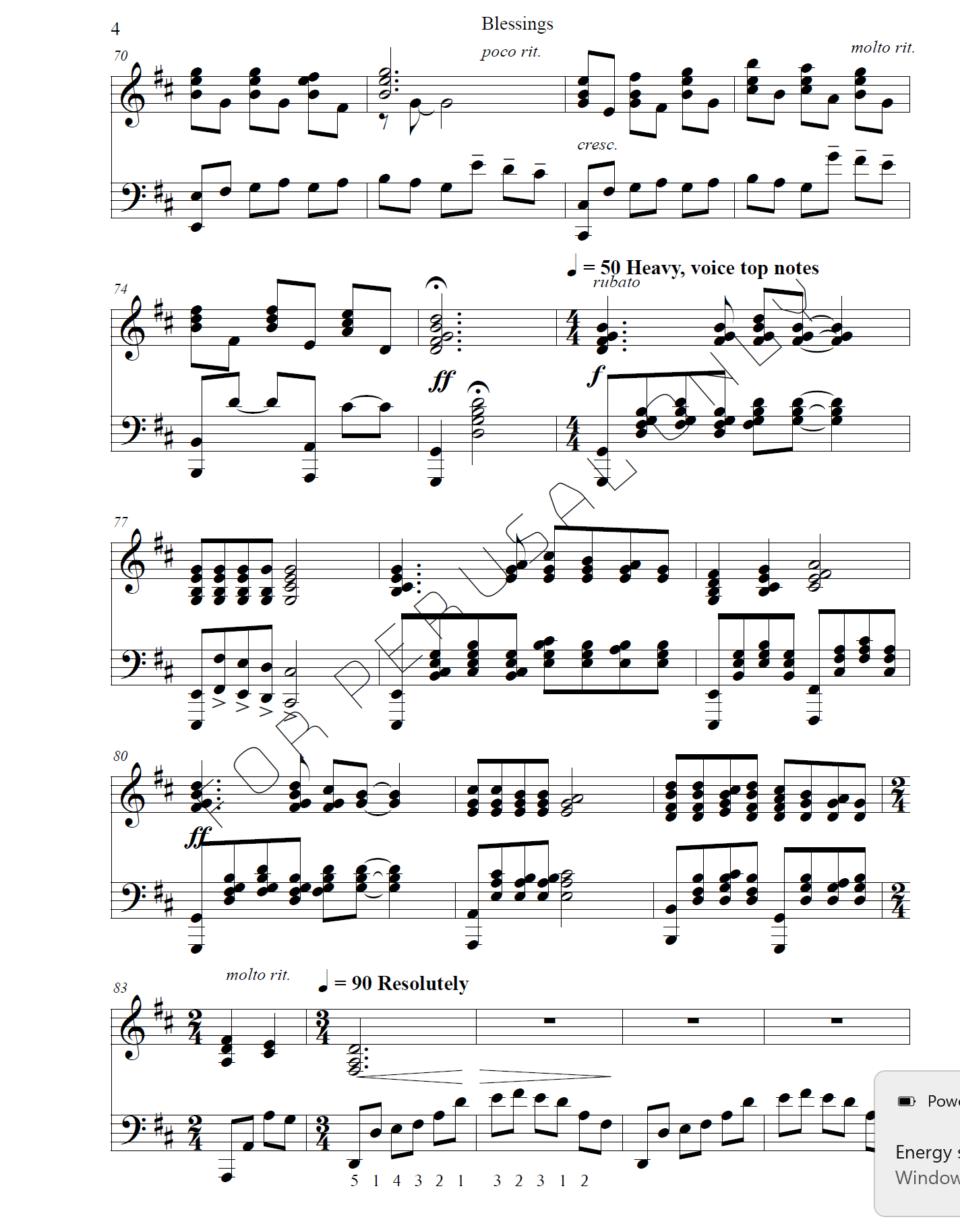Blessings (Piano Solo)