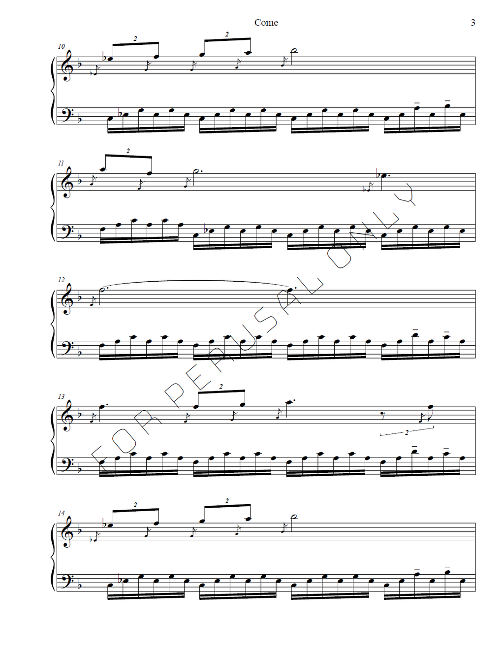 Come (Piano Solo)