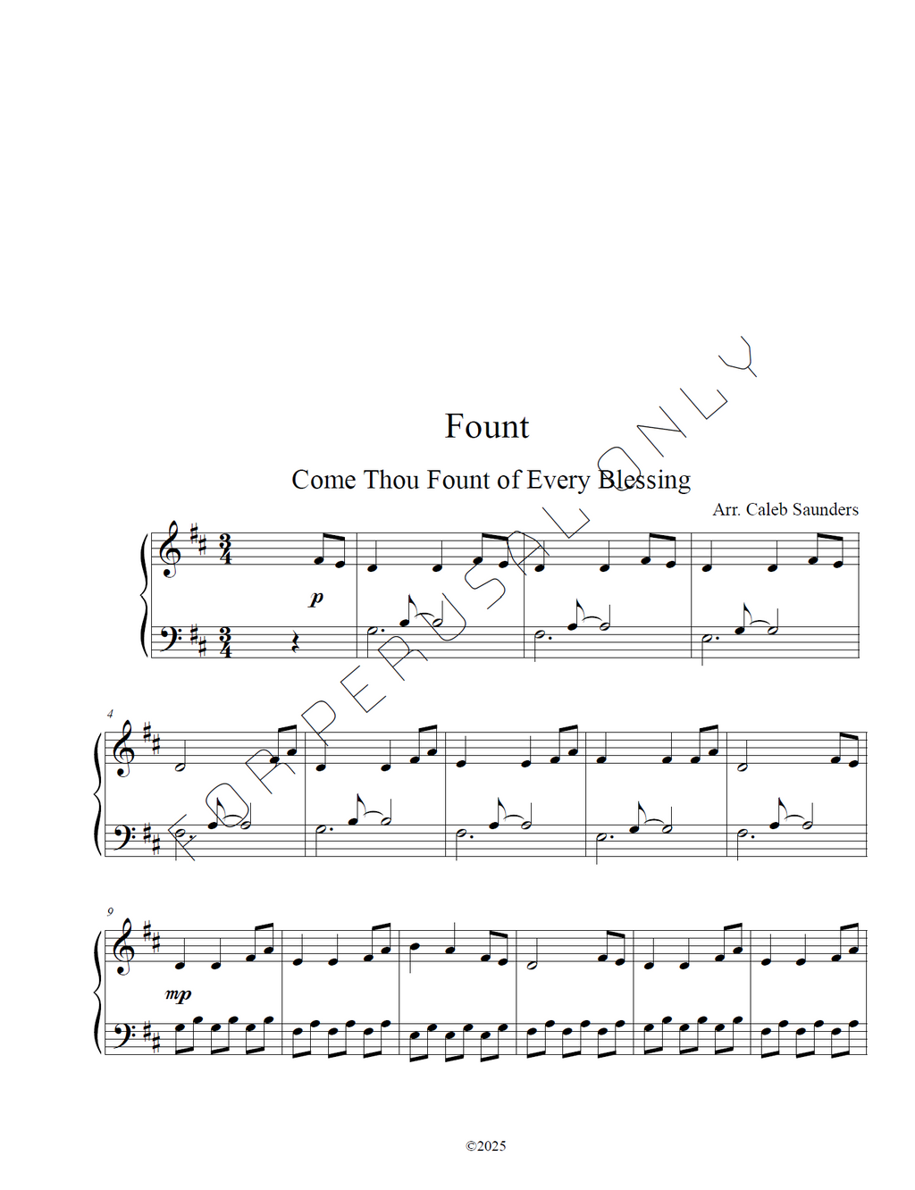 Fresh Air Hymns - Volume 1 (PDF)