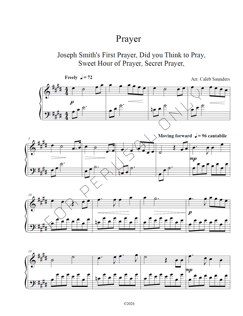 Fresh Air Hymns - Volume 1 (PDF)