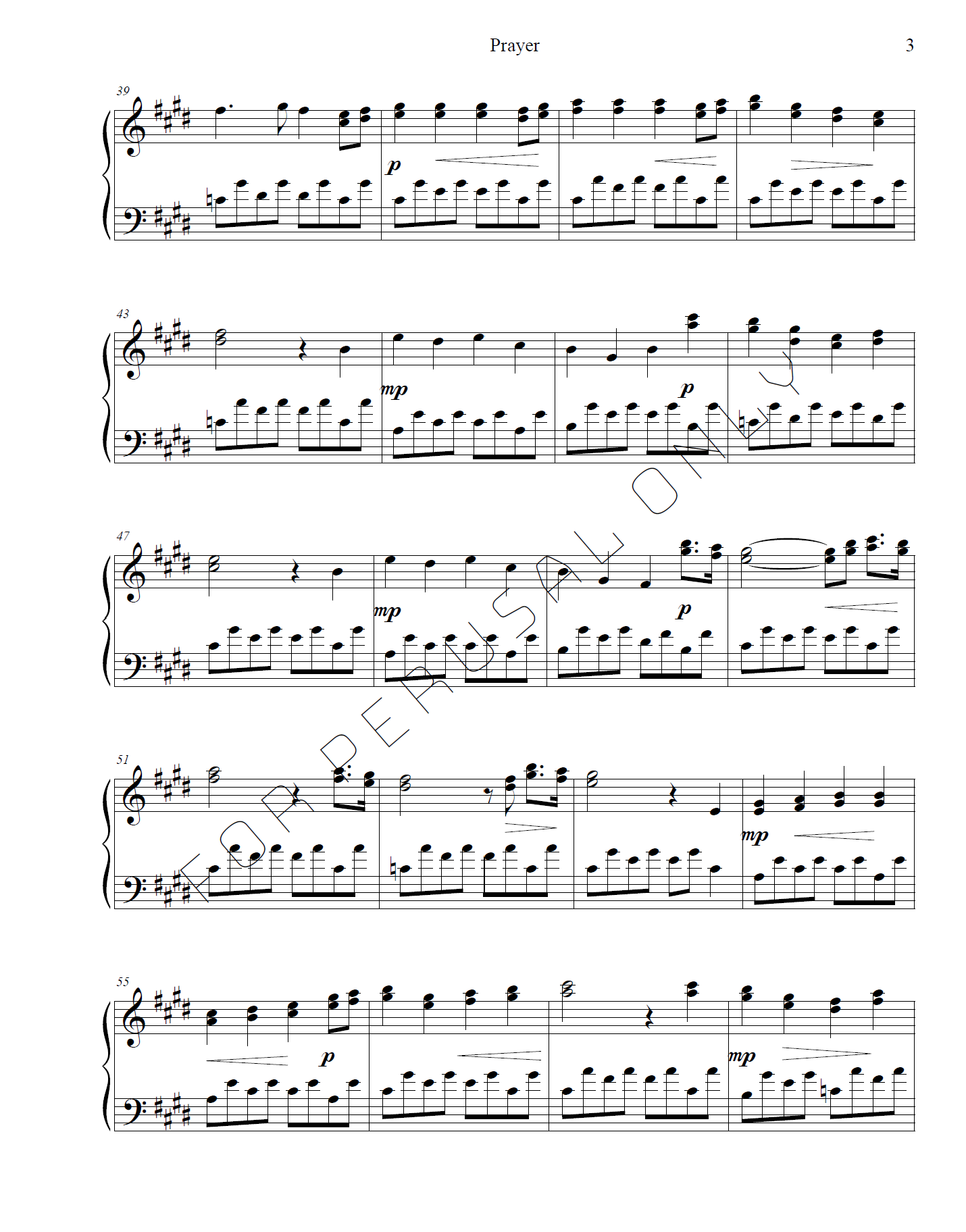 Prayer (Piano Solo)