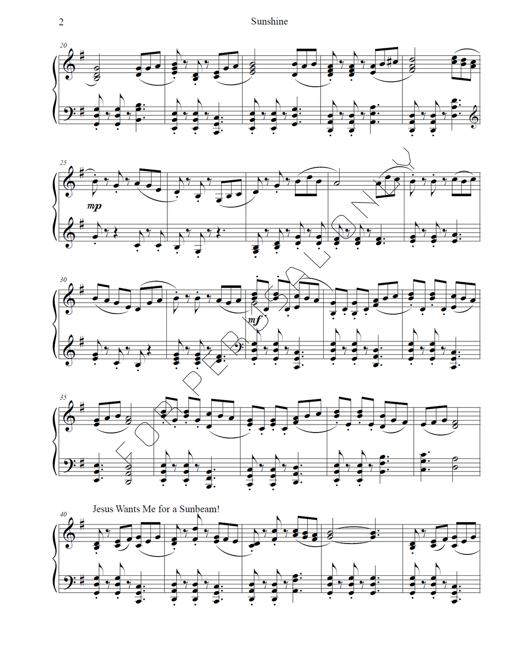 Fresh Air Hymns - Volume 1 (PDF)